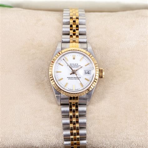 rolex lady datejust 1990|rolex lady 18 karat.